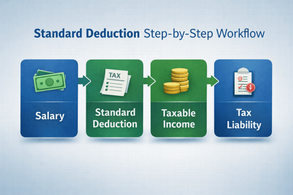 Standerd Deduction Step by step Workflow