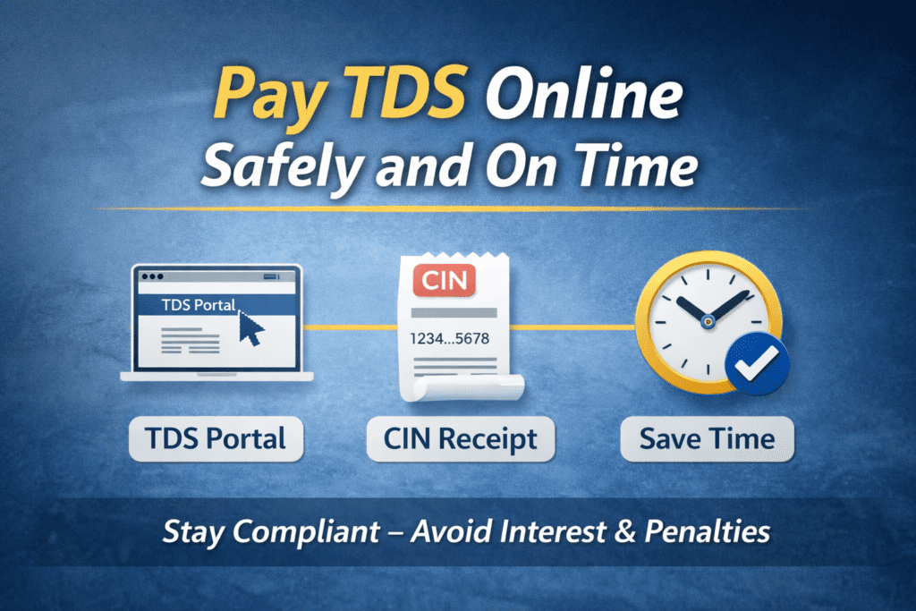 Pay TDS Online Safely and on Time