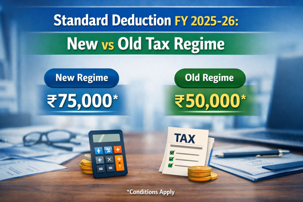 Standard Deduction for Salary FY 2025-26: Save More Tax