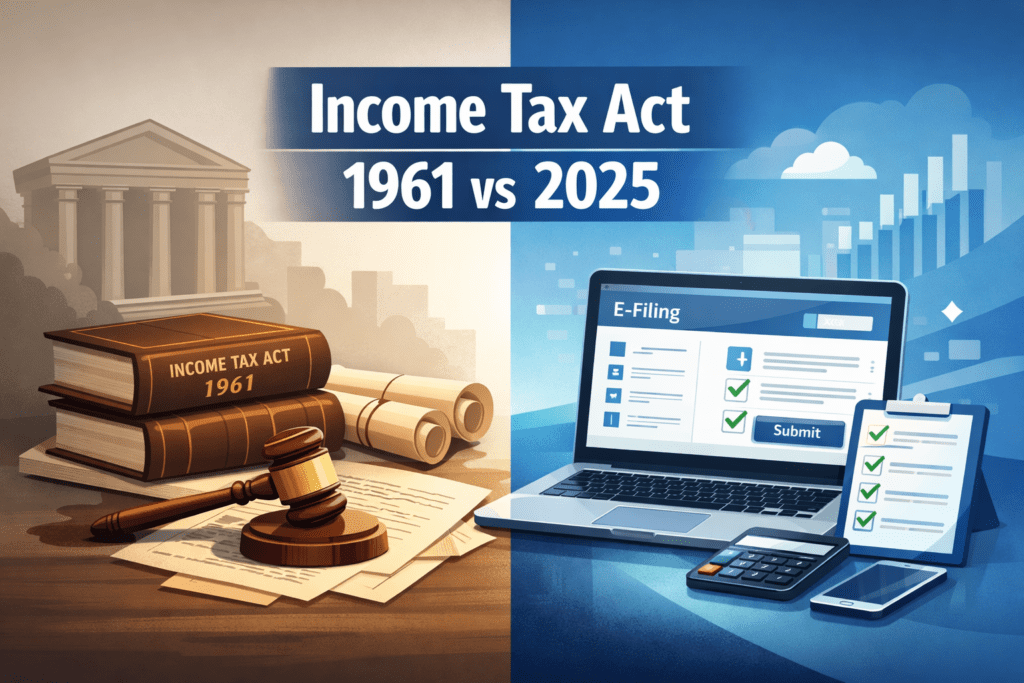 Income Tax Act 1961 vs 2025 comparison