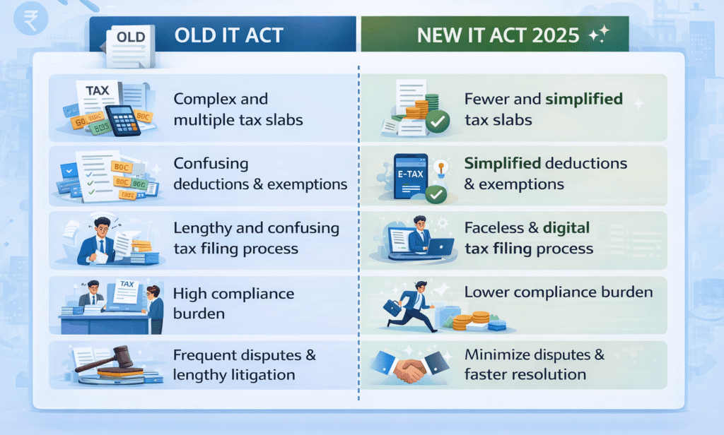 Income Tax Act 2025 के मुख्य बदलाव
